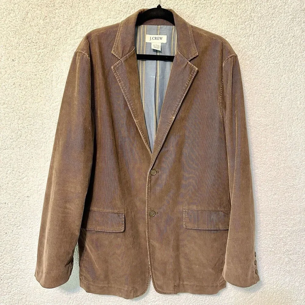 J. Crew Corduroy Blazer Brown Men’s Medium Vintage‎